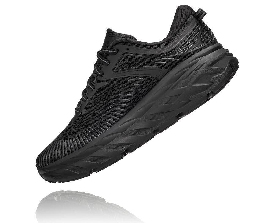 Hoka One One Tenisky Damske Čierne - Bondi 7 - 04697-VWLS